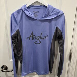 Anglur Women's Performance Fishing Long Sleeve Hooded Shirt